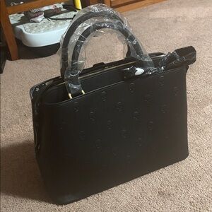 Betsy Johnson Skull and Rose tote